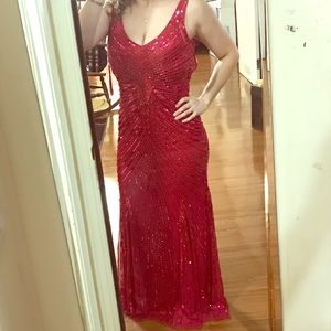 Aidan Mattox red dress !